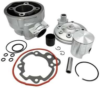 GRUPPO TERMICO LG-MOTORS CILINDRO 49ø PISTONE TESTATA GHISA MONOFASCIA MINARELLI 80CC AM6