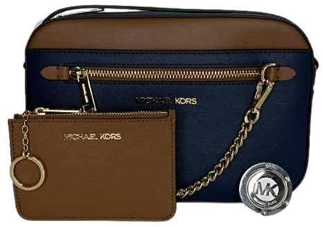 Michael Kors Jet Set Große Umhängetasche mit Kette, zusammen mit SM TZ Münzbörse und Brieftaschenhaken