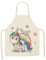 Kittelschürze Regenbogenstern Einhorn Kittelschürze Damen Baumwolle und Hanf Kochschürze Einstellbar Schürze Mann Langlebig Küchenschürze Damen Kinderschürze Atmungsaktiv Küchenschürze 55x68cm