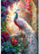 CEOVR Tiere Diamant Painting Bilder Erwachsene Kit,Pfauen Diamond Painting Bilder 30x40 cm,Blumen und Bäume 5D Diamond Painting Art Set,Wand Dekoration