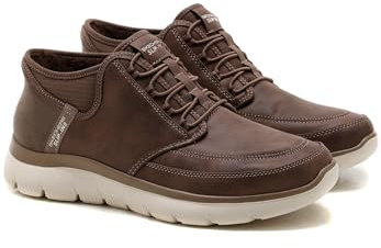 Skechers Summits Siegul, Zapatillas Hombre, Chocolate Suede/Trim, 42 EU