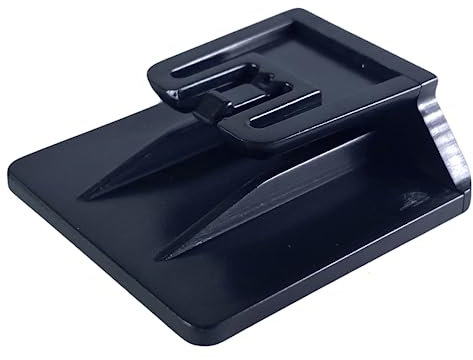 Tûche 1PZ, Clip adesiva Telepedaggio Sistema di fissaggio supporto removibile. 3 x 3 cm (NERO)