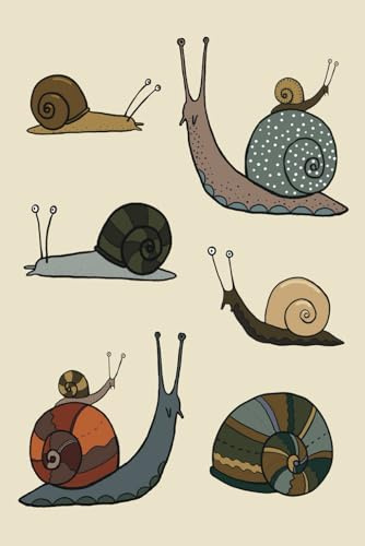 Snails Notebook: 6x9 inch Journaling Notebook