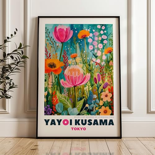 ARTINSPIRIO Kunstposter von Yayoi Kusama (Only Poster, 50x70 cm)