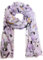 J26 Leichte Sommer Seide Tuch mit Katze Hunde Motiv XL Schal Silk Seidenschal Seindentuch Cat Dog Halstuch Hochwertig Glitzer (Glitzer Hunde Lila)