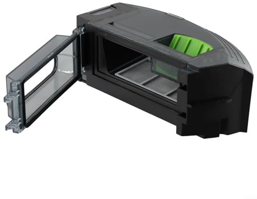 Sileduove Contenitore per polvere di ricambio con smaltimento automatico dello sporco, contenitore per polvere di ricambio, contenitore per sporco funziona per Roomba I1 I3 I4 I6 I7+ I7 I8 J7+ con