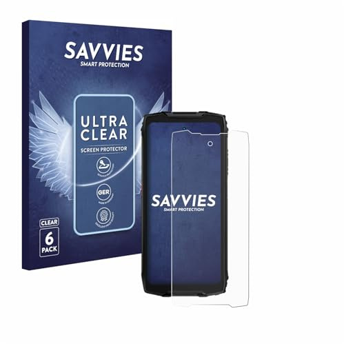 Savvies 6 Stück Schutzfolie für Blackview BV9300 Pro