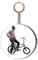 Gift Insanity COMEDY LEGEND SID JAMES SITTING ON A CHOPPER BIKE - 55mm Keyring Bottle Opener
