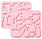 Stiesy 2Pcs 20 Cavity Love Theme Silicone Moulds Reusable Heart Silicone Fondant Cake Mold Key Perfume Bottle Baking Molds for DIY Chocolate Soap Pudding Candy Valentine's Day Gifts