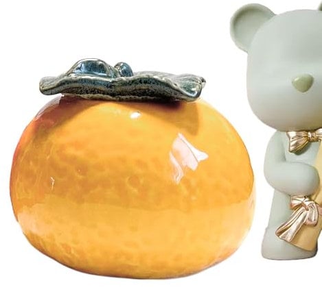 Geruchshemmende Kerze, orangeförmige natürliche Wachskerze für Zuhause, einzigartige Badezimmer-Dekoration und Geruchsneutralisierer für Häuser und Geschäfte, stilvolle Lösung für unerwünschte Gerüche