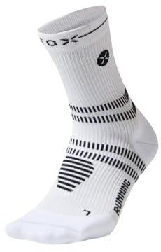 STOX Energy Socks, Laufsocken Herren, Kompressionklasse 23-32 mmHg, Ultradünnes Fußbett, Kompressionsstrümpfe, Running Kompressionssocken, Stützstrümpfe, Thrombosestrümpfe, Kompression Kurze Socken