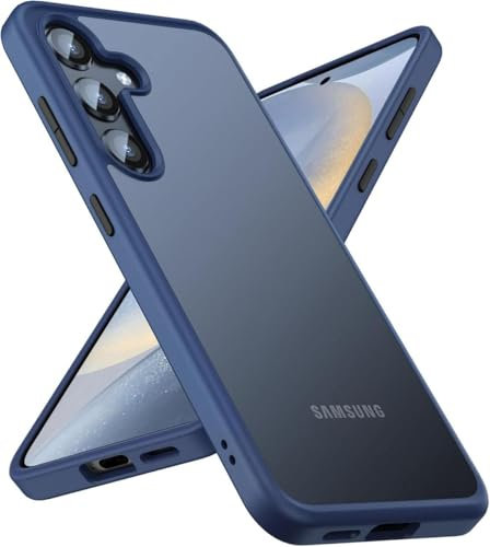 Premium Hülle für Samsung Galaxy S24 Plus – Robust, stoßfest & stilvoll! Airbag-Technologie für Schutz auf Militärniveau. Kratzfest, griffig & sorgt für höchsten Komfort (Blau, Samsung S24 Plus)