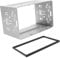 HOMSFOU 1 Set Car Stereo Radio Replacement Mounting Kit Fitting Cage Installation Frame for Durable and Design for Vehicle Audio Retrofit