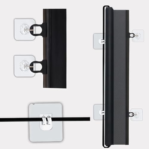 Retractable Stair Gate For Babies Pets, Black Baby Gate No Drilling, Baby Gate For Kitchen Doorways Hallways Outdoor, Non Screw Baby Gate For Cat Dog Toddler, Extendable Screen Fence