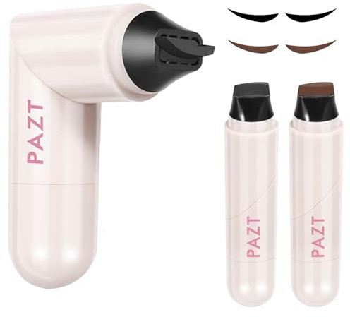 MOLZINY 2 Stück Eyeliner Stempel Doppelkopf Eyeliner Stempel Drehbarer Eyeliner Wasserfest Schwarz Wischfestes Allwetter Eyeliner Make up für Alle Augenformenv für Partys Reisen