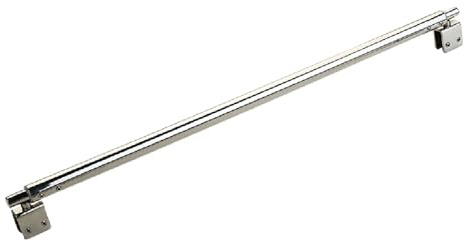 Shower Glass Door Fixed Rod Bathroom Stainless Steel Shower Glass Door Fixed Rod Clamp Screen Panel Support Bar Arms 8-12mm Adjustable Length Clamps(3 Double Head)
