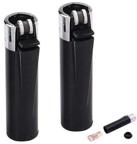 Stash Lighter Secret Feuerzeug mit Verstecktem Fach, Hidden Safe Secret Storage Feuerzeug, Feuerzeuge mit Geheimversteck, Sicher zum Verstecken Privater Gegenstände für Hause, Festival, Auto, Reisen