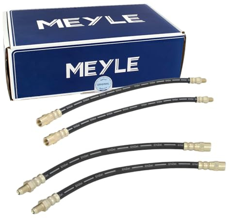 4x Meyle Bremsschlauch vorne + hinten | 2x 0140420008, 2x 0140420006 passend für 123 Coupe Stufenheck
