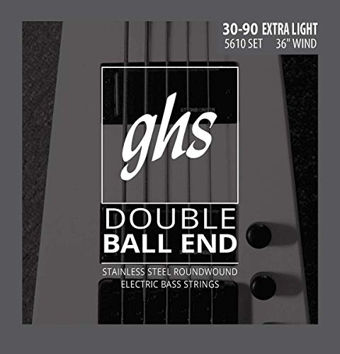 Jeu de cordes GHS 5610 30 - 90 Extra Light Bass Double Ball End