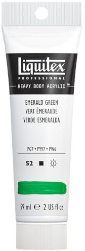 Liquitex Heavy Body - Tubo De Pintura Acrílica, 59 ml, Verde Esmeralda