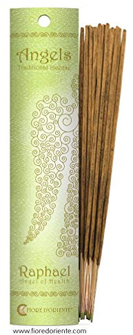 Fiore d 'oriente Anges de Raphaël Emballage en Vert, en Bambou, Multicolore, Lot de 10