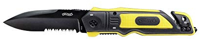 Walther 5.0729 ERK Emergency Rescue Knives , Schwarz-Gelb, 95 mm
