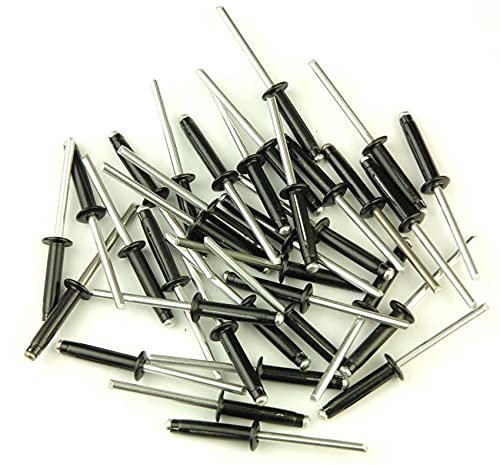 RIVETS TRIGRIP de 4.8 x 22 NOIRS POUR PLAQUE MINERALOGIQUE