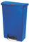 Rubbermaid Commercial Products 1883597 90L/24G FS Slim Jim Step On Kunststoff-Tretabfalleimer Blau Tretabfallbehälter, Plastik, 57 x 35.5 x 83 cm