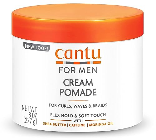 Cantu Mens Cream Pomade Strong hold Soft Touch8oz