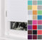 Home-Vision® Premium Plissee Faltrollo ohne Bohren mit Klemmfix (Weiß, B55cm x H120cm) Modern Klemmträger, Verdunklung, Blickdicht Sonnenschutz Jalousie für Fenster & Tür