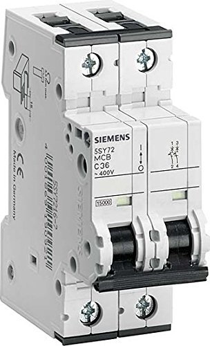 Siemens Leitungsschutzschalter accesoriable 15 KA curva-c 2-polig 32 A