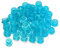 LEGO Parts: 100 Runde transparente, Blaue Plates 1x1