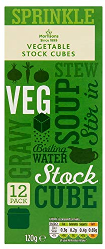 Morrisons Cubetti di brodo vegetale, 120g, 12 cubi