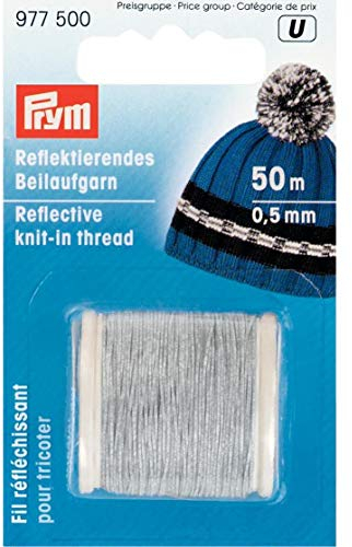 Prym 977500 Reflektierendes Beilaufgarn 0,5 mm