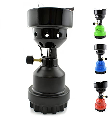nean moderner Gas Campingkocher für Gaskartuschen/Stechkartuschen Gaskocher Gasbrenner Shishabrenner Shisha Kohleanzünder Anzünder Brenner Kartuschenkocher (Schwarz)