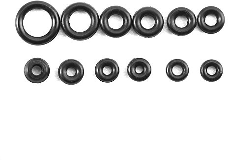 1.4-2.8MM/12 Tailles Assortiment de Joint d'étanchéité en Caoutchouc aux Anneaux Ronds Kit de Rondelles d'étanchéité