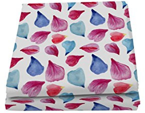 Italian Bed Linen Mt-Fa-1P Telo Copritutto, Microfibra, Petali, 1 Posto