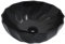vidaXL Waschbecken Aufsatzwaschbecken Waschtisch Waschplatz Handwaschbecken Waschschale Aufsatzbecken Becken Badezimmer 46x17cm Keramik Schwarz