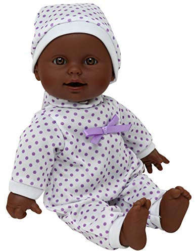 The New York Doll Collection 11 Zoll /28cm Weicher Körper Afroamerikaner Neugeborenes Babypuppe in Geschenkbox - (Bonus Schnuller Inbegriffen)