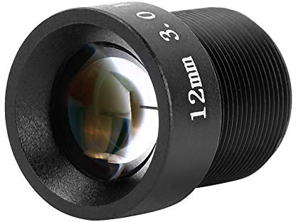 Sonew Lenti per Videocamera, Obiettivi per Telecamere a Circuito Chiuso HD da 3 MP Parti, Ricambio di Sorveglianza Intelligente per Obiettivi a Bordo Focale da 12mm per Telecamere di Sicurezza