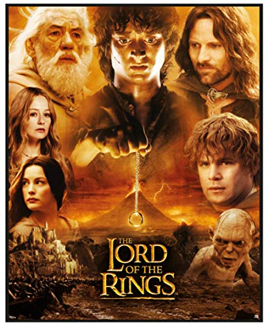 LOTR 1000 Piece Jigsaw - Officially Licensed Lord of The Rings Puzzle, Featuring Frodo, Gandalf, Gollum and Other Tolkien Characters, Game Night Gift | Paladone