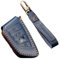 ontto Étui de clé de Voiture en Cuir - Convient pour BMW X1 F48 X2 X3 X5 X7 F15 X6 F16 X6M G30 G11 2 5 7 218i 530Li 750i - Bleu