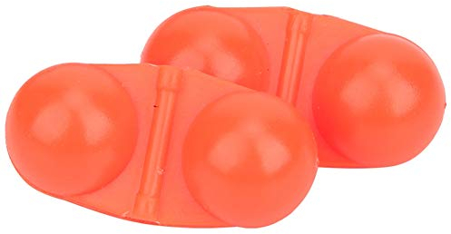 Yosoo Health Gear Angelrasseln, 40 Stück, Rot, Doppelrassel, ABS-Material, Fischangel, Wels, Hochseefischen
