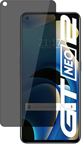 Tumundosmartphone Protector Pantalla Hidrogel Privacidad Antiespías para Realme GT Neo 2 5G