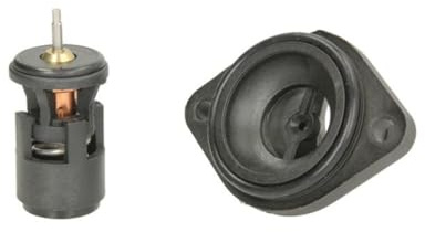 THERMOTEC D2W004TT Termostato refrigerante con carcasa (cárter) con junta 87°C Compatible con VW Polo V Hatchback 6R1, 6C1 Golf 6 5K1 Golf 4 Hatchback 1J1 Golf 5 Hatchback 1K1, SKODA