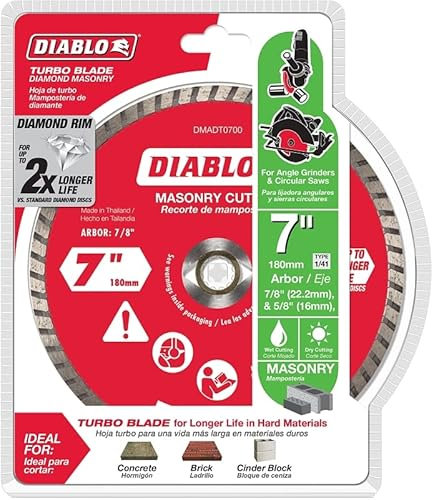 Freud-Diablo DB 7 Diamond Turbo MAS Cut Off