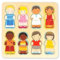 Multicultural Wooden Jigsaw Puzzle for Kids Age 2+, Educational Puzzle & Early Years Resource | Eco-Friendly, Non-Toxic Toy