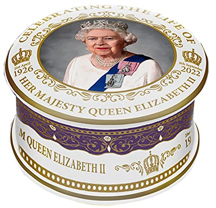 Queen Elizabeth II Gedenkdose Zum Gedenken Königin London Commemorating