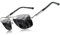 KINGSEVEN 2023 Marke Männer Aluminium Sonnenbrille HD Polarized UV400 Spiegel Männer Sonnenbrille Frauen für Männer Oculos de sol N724 (Pistole Grau)