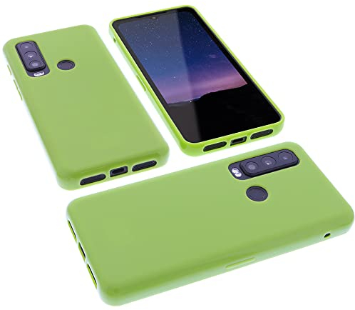 foto-kontor Hülle kompatibel mit CAT S75 Schutzhülle grün Tasche Gummi TPU Handy Schutz Handytasche Handyhülle Smartphone Case Kantenschutz Eckenschutz